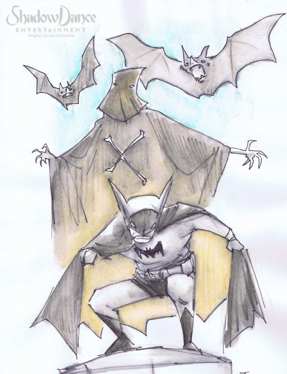 960x1250 Batman Watercolor Painting By Thomas Boatwright (2016), In Dave