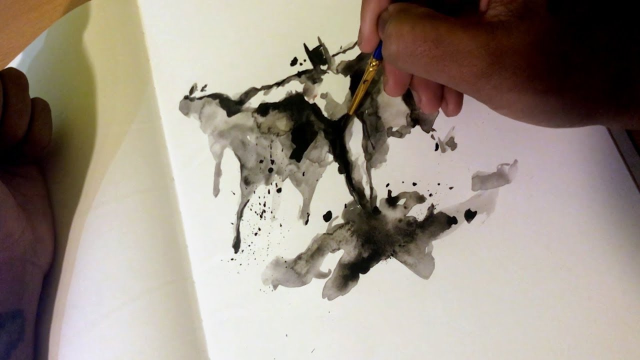 1280x720 Inkquisitive 002 Watercolour Batman Painting
