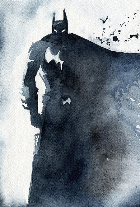 450x665 Watercolor Paintings Of Superheroes