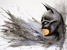 236x177 How To Draw And Paint Batman Painting Batman Watercolor Art