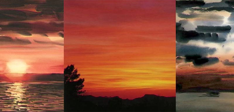 800x385 How To Paint Sunsets In Watercolor Painting Techniques