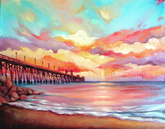 570x446 Beach Painting