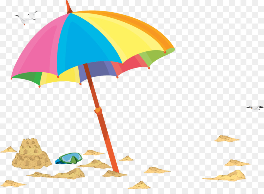 900x660 Beach Umbrella Illustration