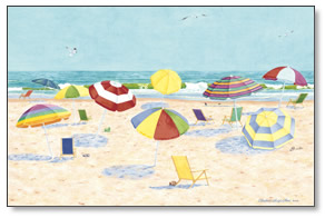 292x196 Elisabeth Olver Beach Umbrellas (Large)
