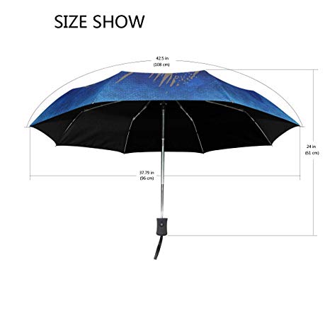 466x466 Fvfv Watercolor Art Lion Automatic Foldable Umbrella
