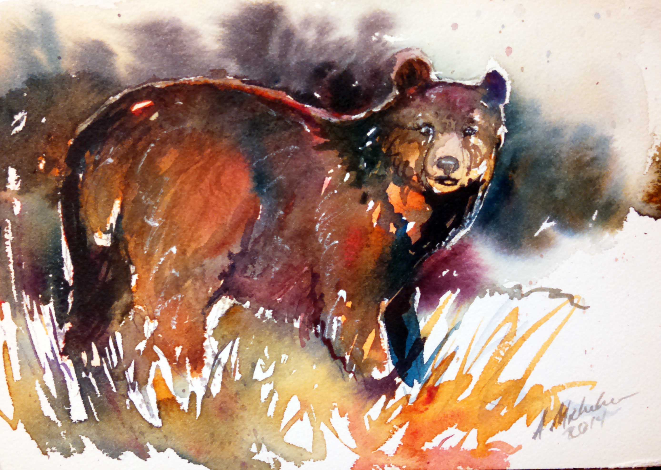 2776x1976 Bear Painting 2