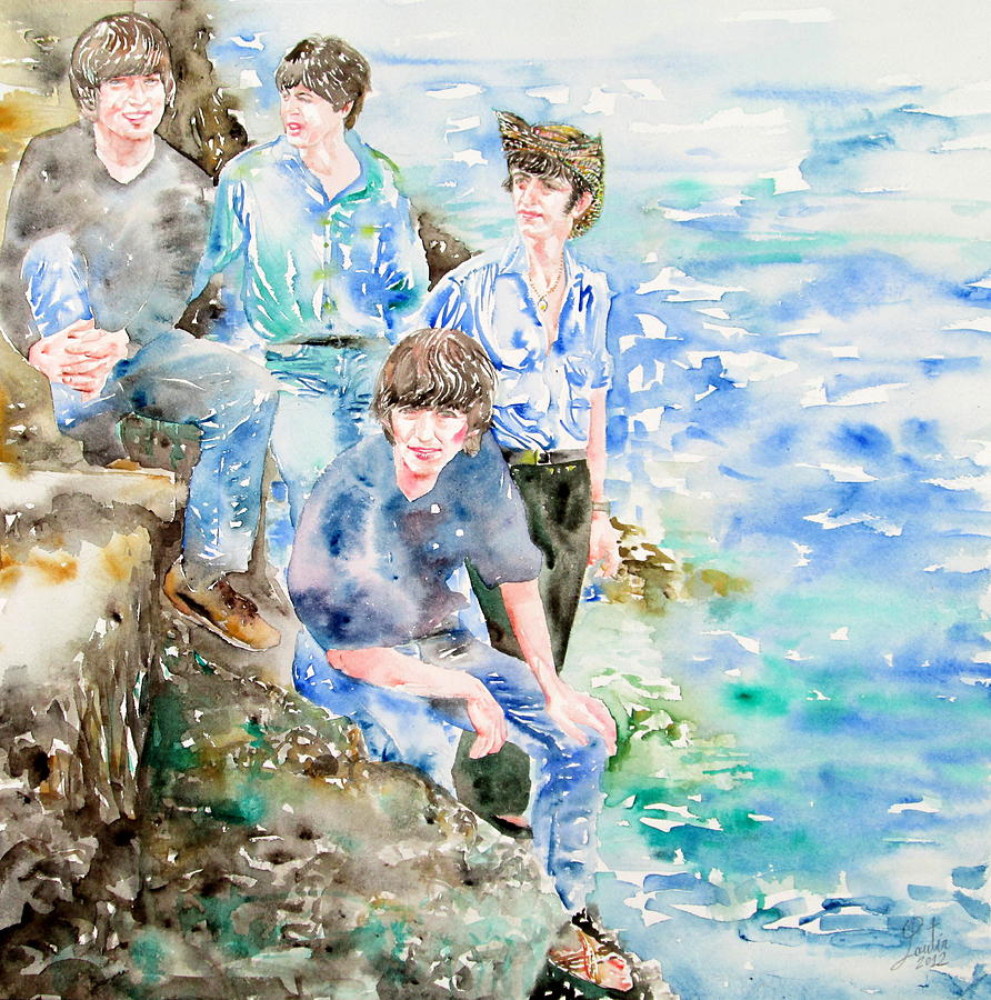 892x900 The Beatles At The Sea