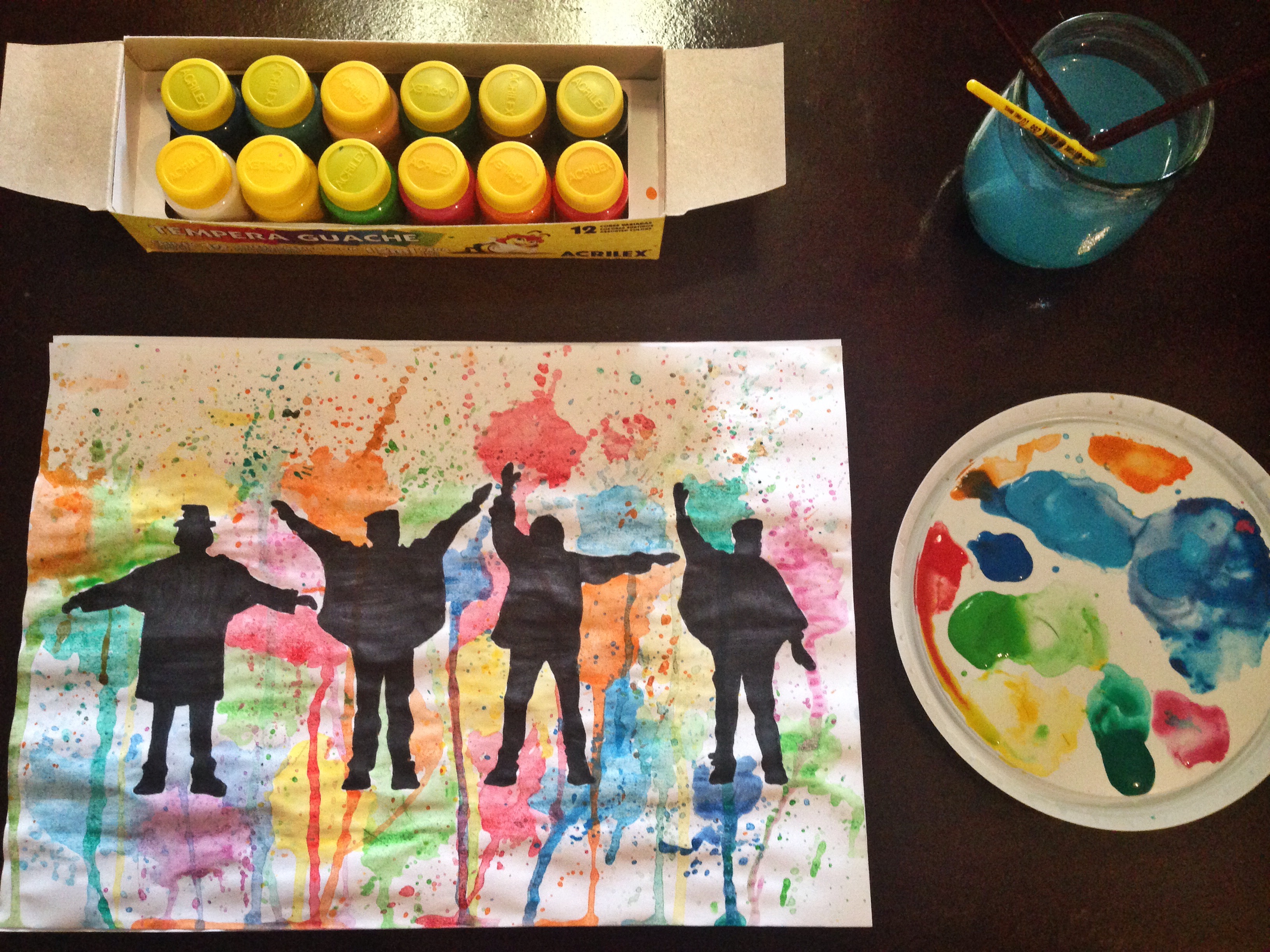 3264x2448 The Beatles Watercolors