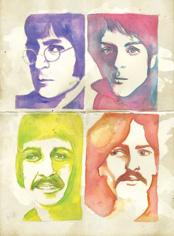 575x780 Beatles Watercolor Camis Gray