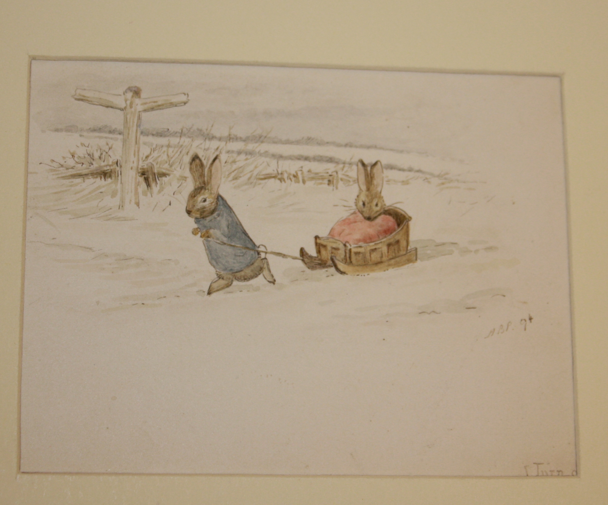 2393x1988 Beatrix Potter. In The Watercolor Drawing. 1894