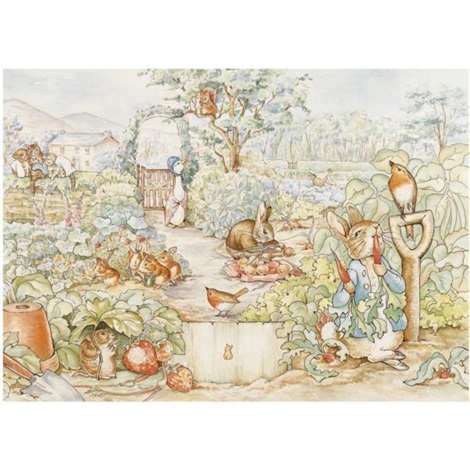 470x470 Six Watercolor Scenes Using Beatrix Potter Characters By Alex