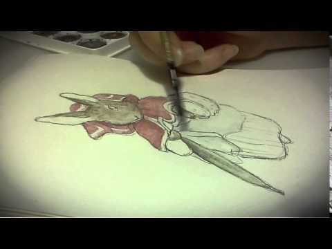 480x360 Watercolor Beatrix Potter