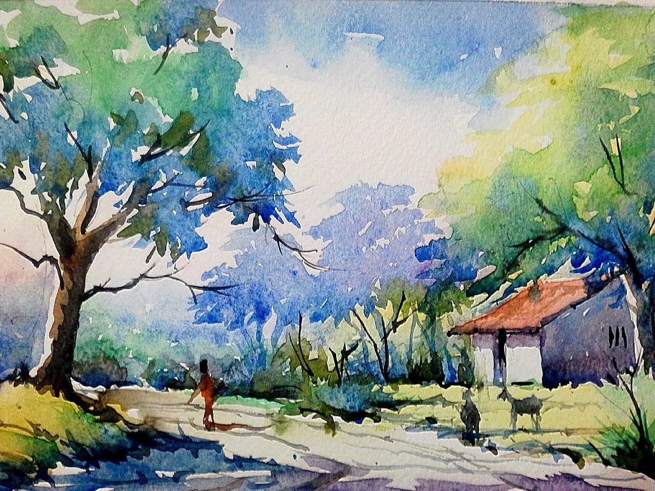 1280x960 Gallery Beautiful Watercolor Paintings Of Nature,