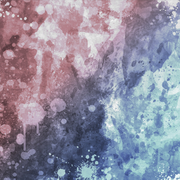 626x626 Beautiful Watercolor Background With Splatters Vector Free Download