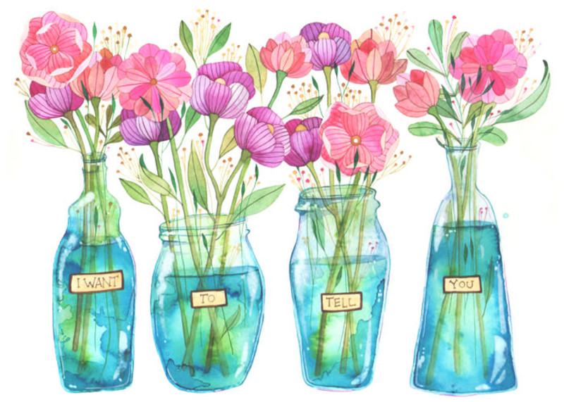 800x571 Watercolor Flowers In Los Angeles