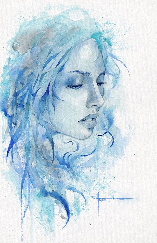 540x835 Beautiful Watercolor Paintings By Mekhz Illustration