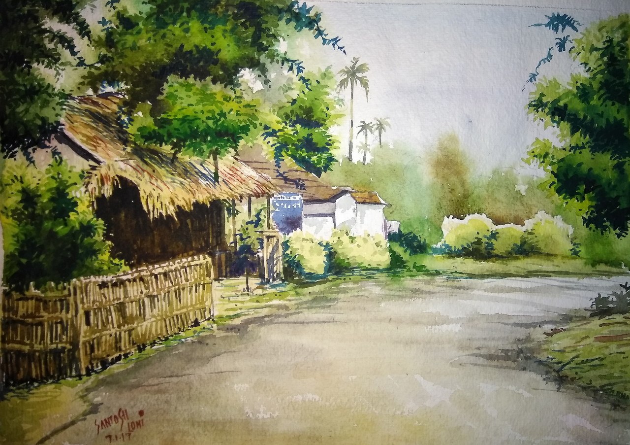 The best free Village watercolor images. Download from 162 free ...