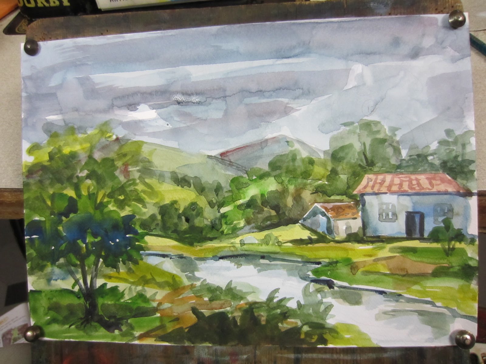 1600x1200 How To Make Water Coiour Nature Painting