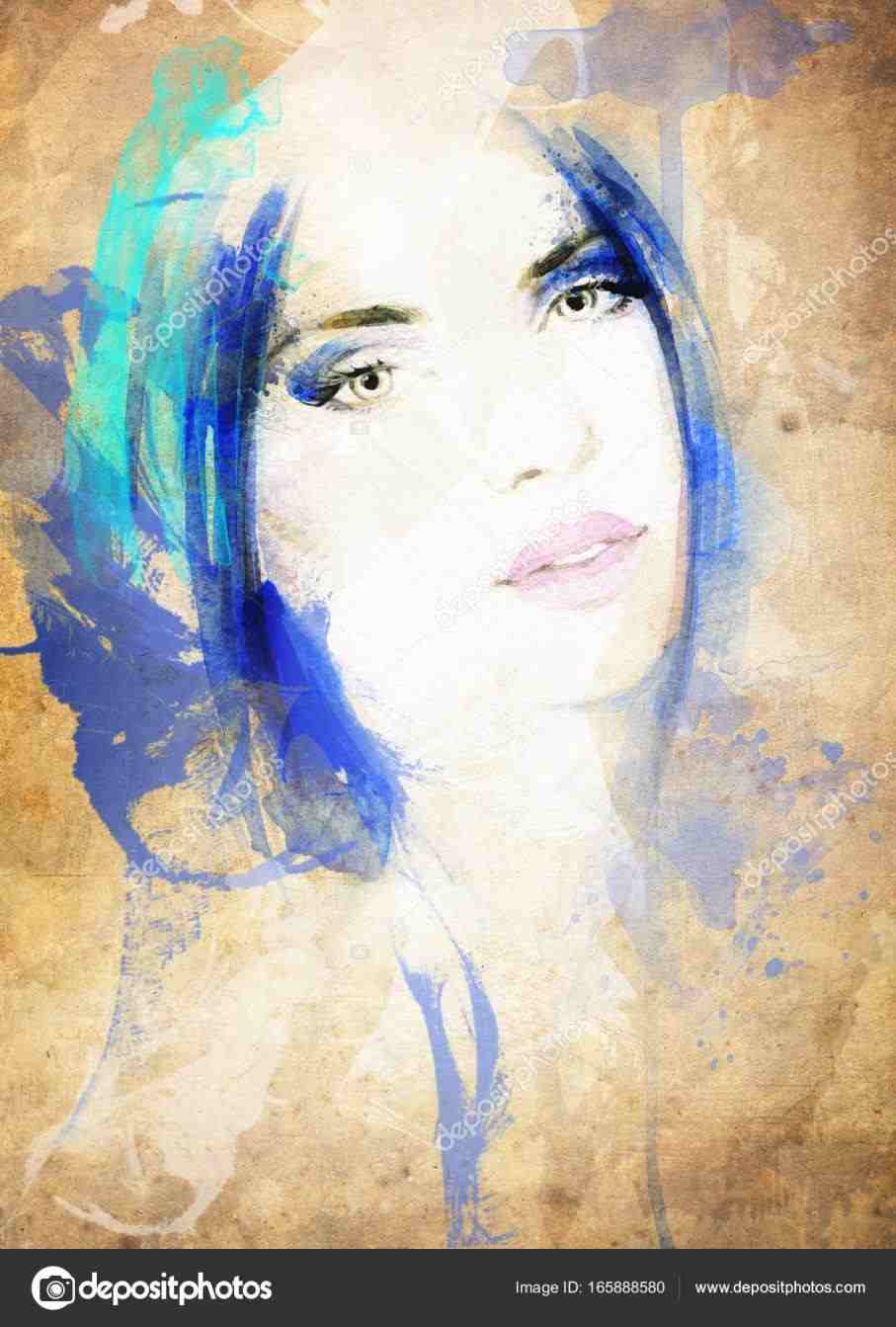 907x1343 Beautiful Woman Painting Watercolor Tr Vbulletin