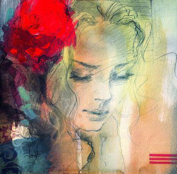 360x354 2018 Handmade Canvas Painting Beautiful Women Painting Living Room