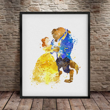 354x354 Shop Disney Beauty And The Beast Art On Wanelo
