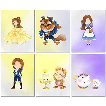 425x425 Beauty And The Beast Prints