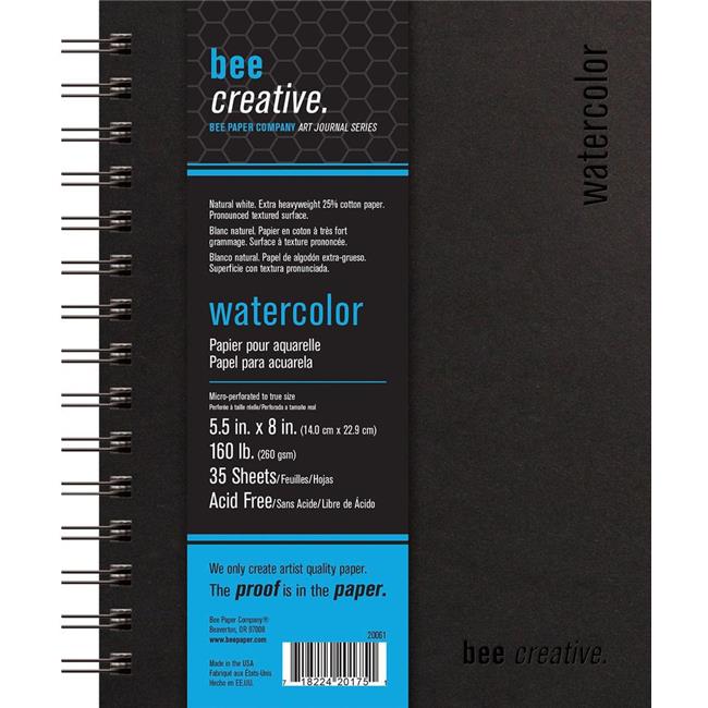 650x650 Bee Paper B20061 5.5 X 8 In. Creative Watercolor Book