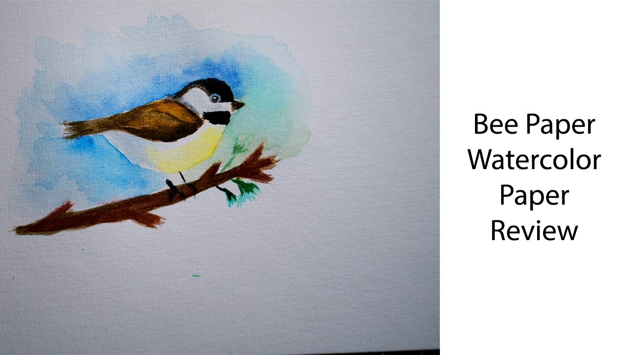 1280x720 Bee Paper Watercolor Demo