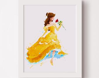 340x270 Belle Watercolor Etsy
