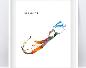 340x270 Bermuda Watercolor Etsy