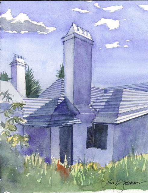 491x640 Original Watercolours Donated To Good Cause The Royal Gazette