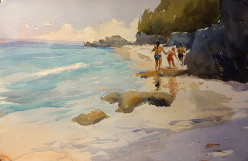 500x326 Tide Coming In Whale Bay Christopher G Marson