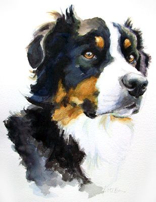 309x401 Watercolor Dog Dog Painting Ideas Watercolor
