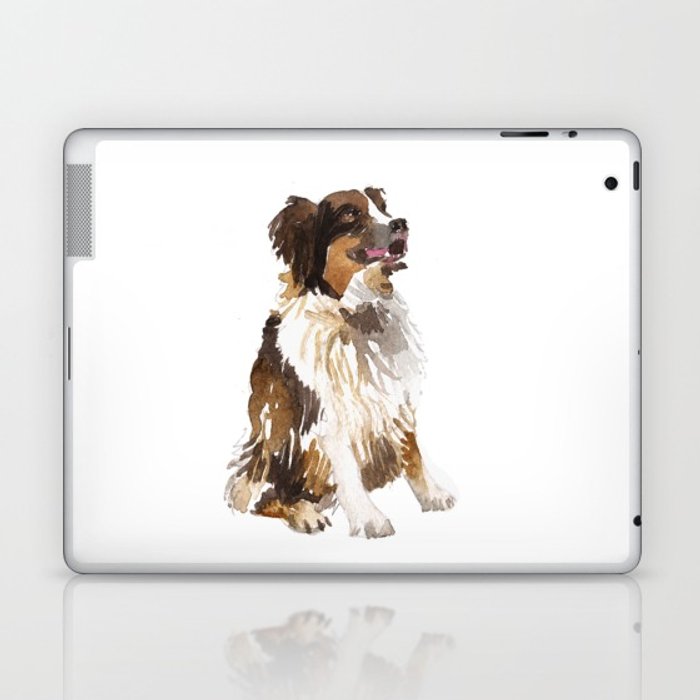 700x700 Watercolor Dog Vol 6 Bernese Mountain Dog Laptop Amp Ipad Skin By