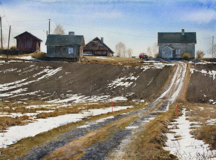 900x667 Realistic Landscape Painting Of Stanislaw Zoladz Best Watercolor