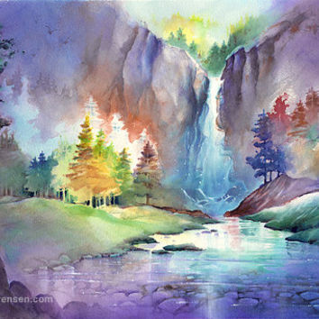 354x354 Best Watercolor Paintings Trees Products On Wanelo