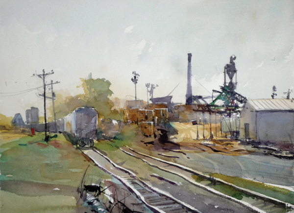 600x434 Plein Air Watercolor Landscapes By Stewart White