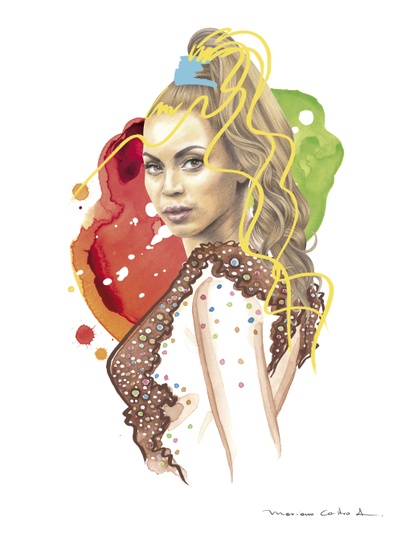 Beyonce Watercolor