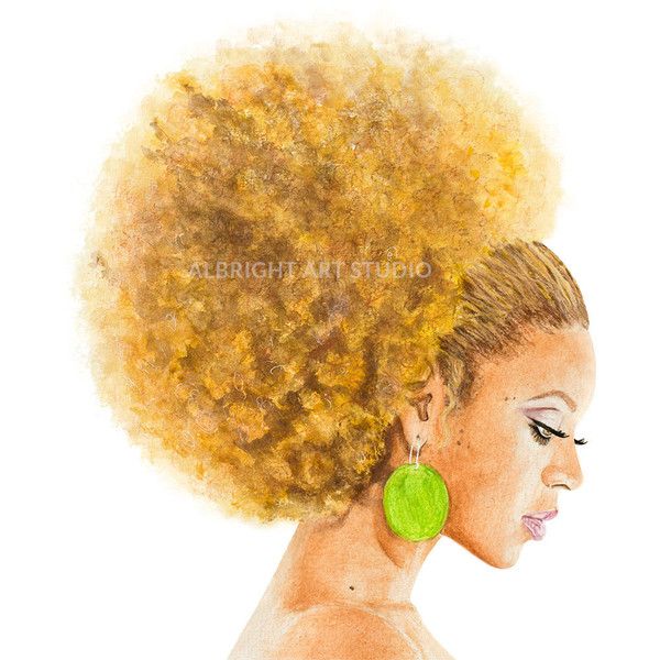 600x600 Beyonce Watercolor Illustration Painting Giclee Art Print
