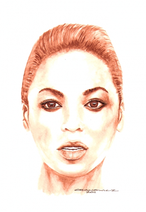 480x700 Portrait Of Beyonce By Richardkarl On Stars Portraits
