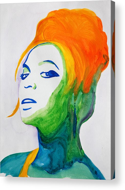 488x740 Beyonce Acrylic Print By Michael Ringwalt