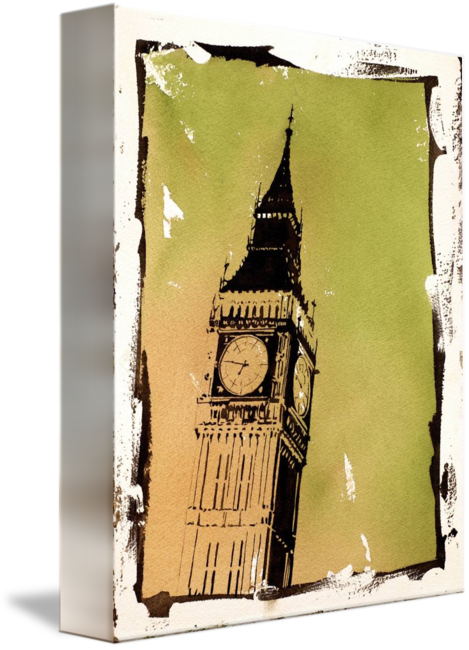 469x650 Watercolor Painting Of Big Ben London, England By Ryan Fox
