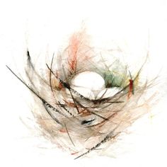 236x236 Birds Nest Painting Fine Art Print From Original Watercolor