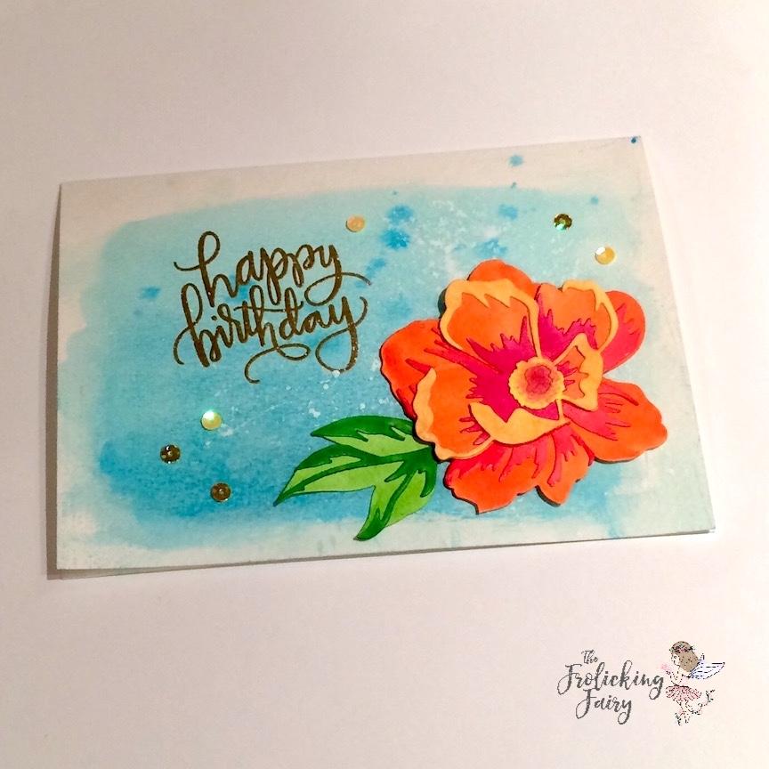 864x864 Birthday Watercolor Flower The Frolicking Fairy (And The Farting