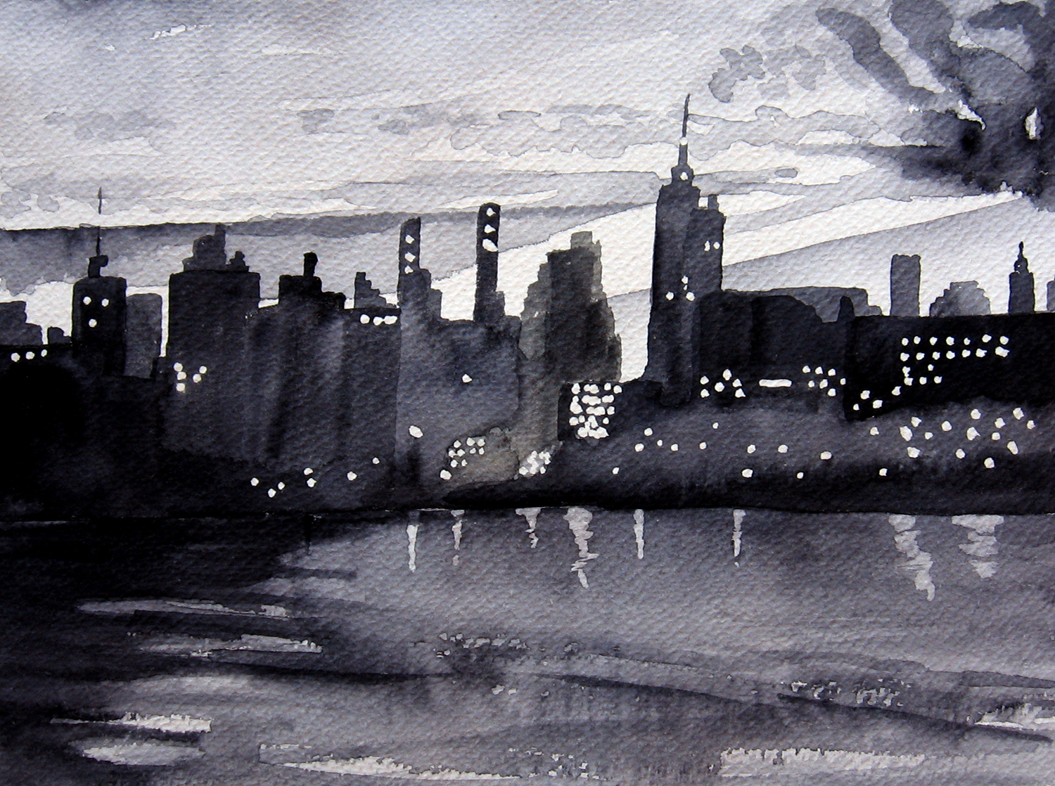 Black And White Watercolor at GetDrawings | Free download