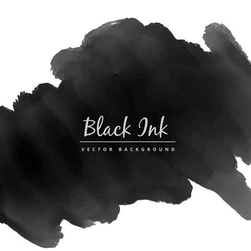 490x490 Black Watercolor Ink Stain Vector Design Illustration