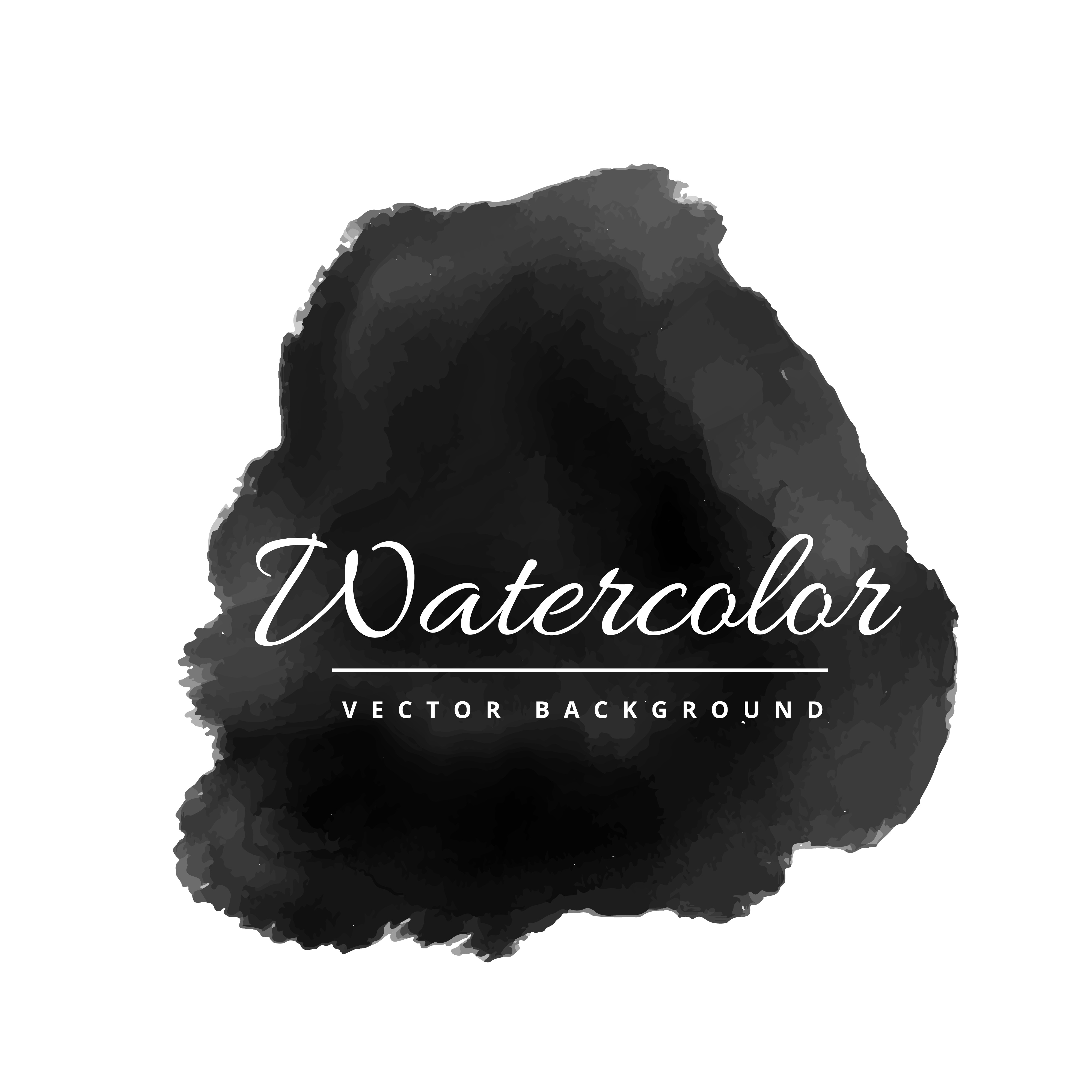 4000x4000 Black Watercolor Stain Of Ink Vector Design Illustration