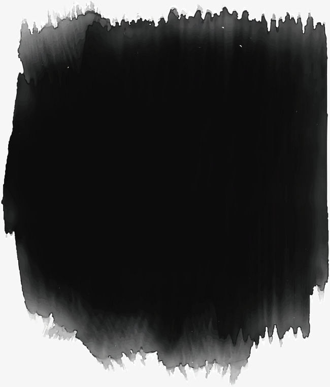 650x762 Black Watercolor Brushes, Black Vector, Watercolor Vector, Vector