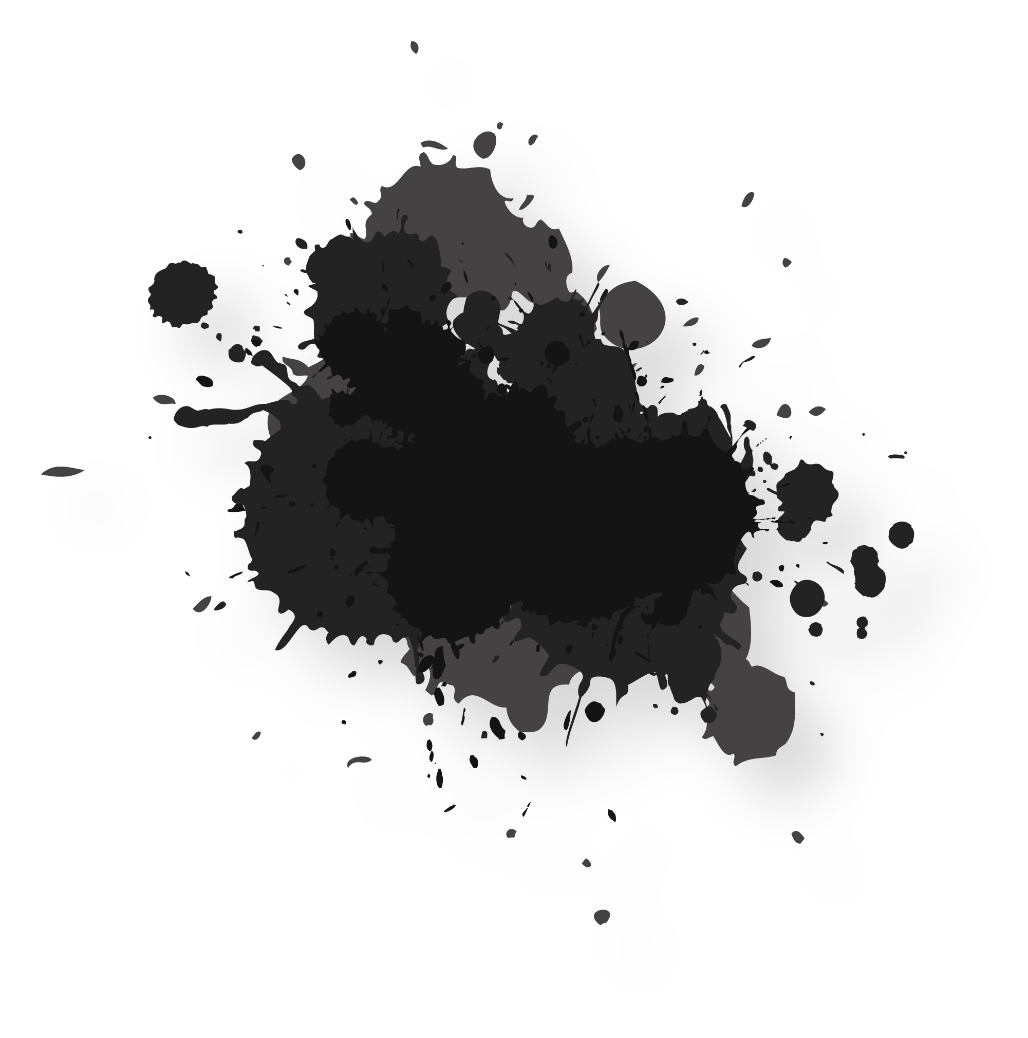 2001x2020 Black Watercolor Painting Ink