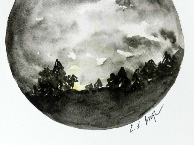 650x485 How To Paint A Night Sky In Watercolor Two Tutorials